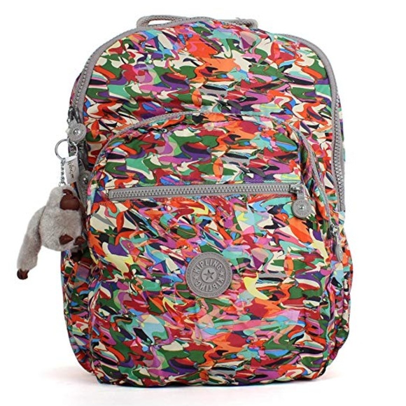 Kipling Handbags - Kipling Seoul Backpack Wavepool Splash